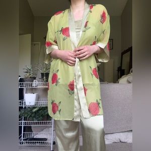 Sage green pajama set